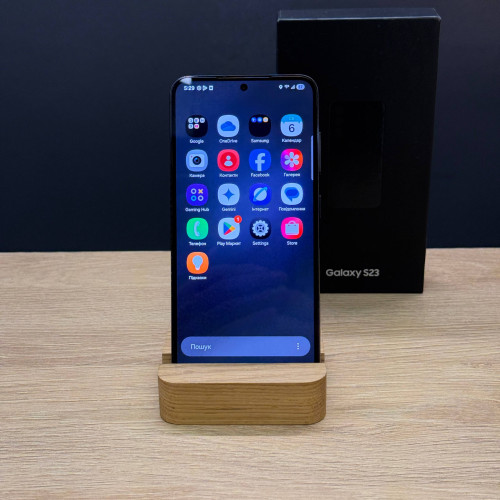 Вживаний смартфон Samsung Galaxy S23 8/256Gb Black US (Хороший+ стан)