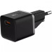 МЗП Baseus GaN5 Mini Fast Charger Type-C 20W (With Cable Type-C to Type-C 100W 1m) Black