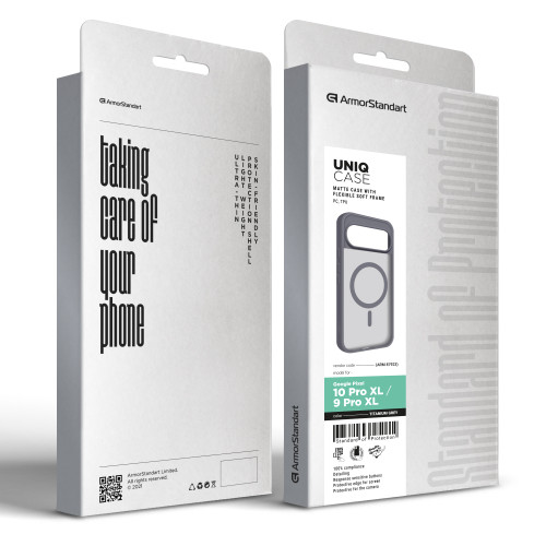Чохол ArmorStandart Uniq MagSafe для Google Pixel 10 Pro XL Titanium Grey