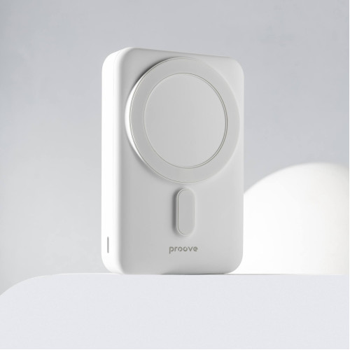 Портативна Батарея Proove Hyperion 2025 20W 10000mAh Magnetic Ring White