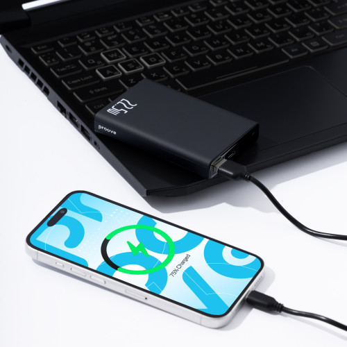 Батарея універсальна Proove Hyper Flux Plus 10000mAh 22.5W Black