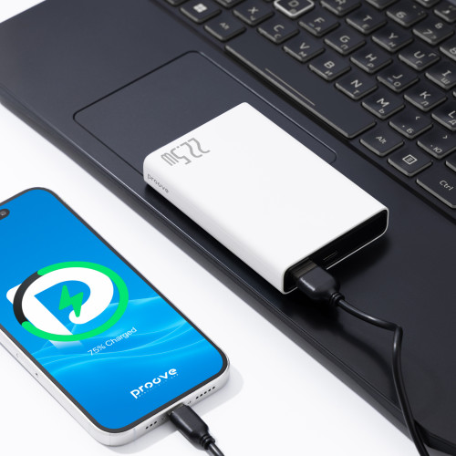 Батарея універсальна Proove Hyper Flux Plus 10000mAh 22.5W White