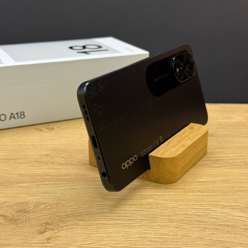 Вживаний смартфон OPPO A18 4/128 Glowing Black (Хороший+ стан)