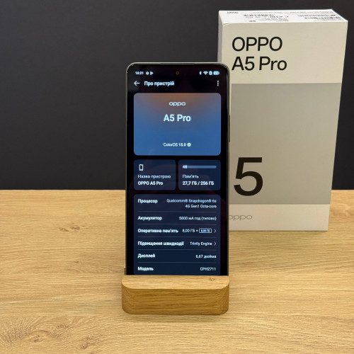 Вживаний смартфон OPPO A5 Pro 8/256 Mocha Brown (Ідеальний+ стан)