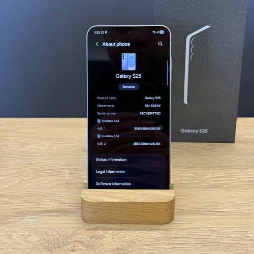 Вживаний смартфон Samsung Galaxy S25 12/128 Silver Shadow US (Ідеальний+ стан)