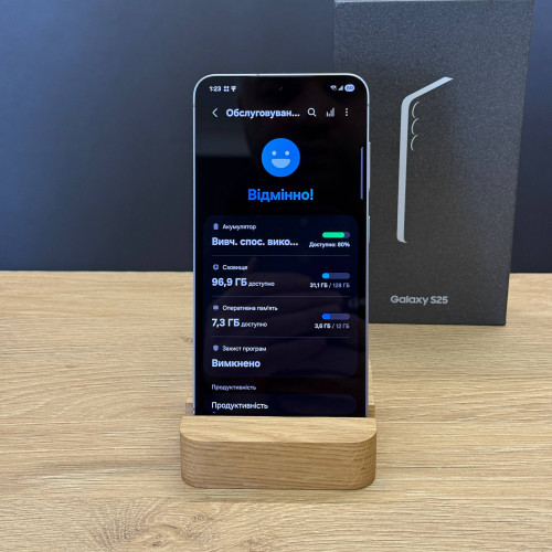 Вживаний смартфон Samsung Galaxy S25 12/128 Silver Shadow US (Ідеальний+ стан)