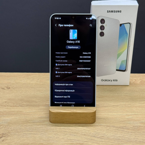 Вживаний смартфон Samsung Galaxy A16 8/256Gb Gray (Ідеальний+ стан)
