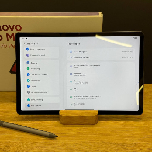Вживаний планшет Lenovo Tab M11 8/128Gb Luna Grey WiFi + Pen UA (Хороший+ стан)