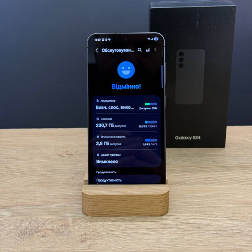 Вживаний смартфон Samsung Galaxy S24 8/256Gb Onyx Black (Ідеальний+ стан)