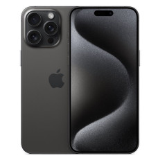 Вживаний смартфон Apple iPhone 15 Pro Max 256Gb Black Titanium eSim (Хороший+ стан)
