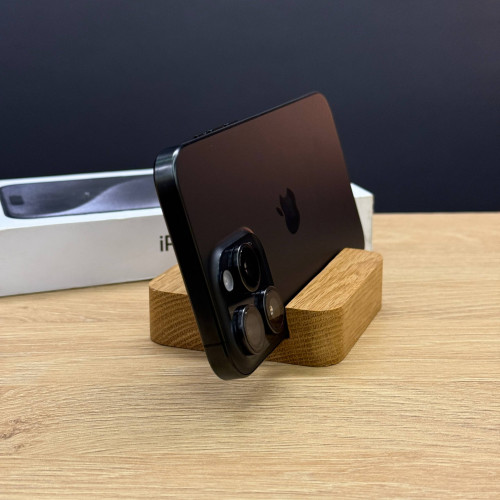 Вживаний смартфон Apple iPhone 15 Pro Max 256Gb Black Titanium eSim (Хороший+ стан)