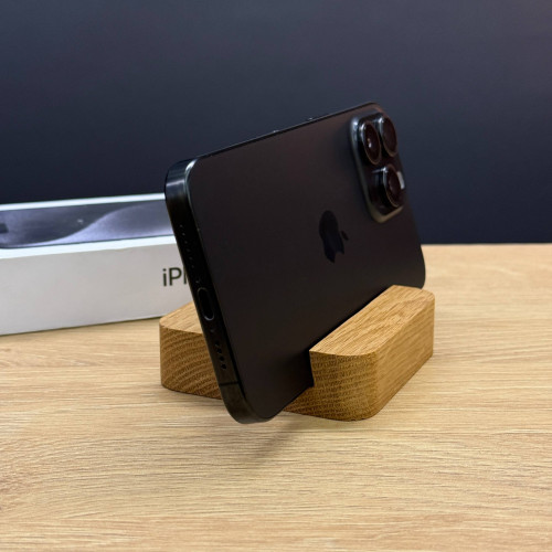 Вживаний смартфон Apple iPhone 15 Pro Max 256Gb Black Titanium eSim (Хороший+ стан)