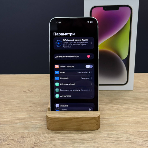 Вживаний смартфон Apple iPhone 14 128Gb Starlight eSim (Ідеальний+ стан)