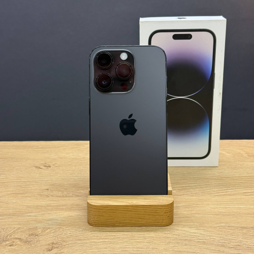Вживаний смартфон Apple iPhone 14 Pro 256Gb Space Black eSim (Ідеальний+ стан)