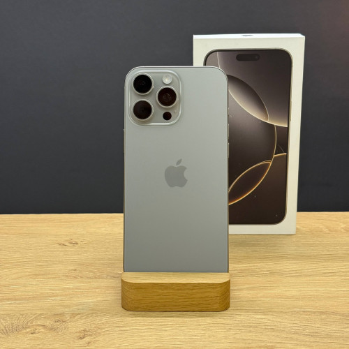Вживаний смартфон Apple iPhone 16 Pro Max 256Gb Natural Titanium (Ідеальний+ стан)