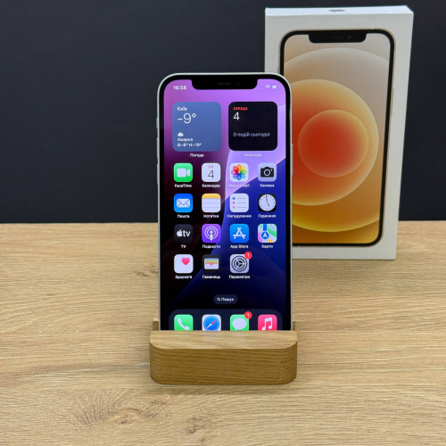 Вживаний смартфон Apple iPhone 12 128Gb White (Ідеальний+ стан)