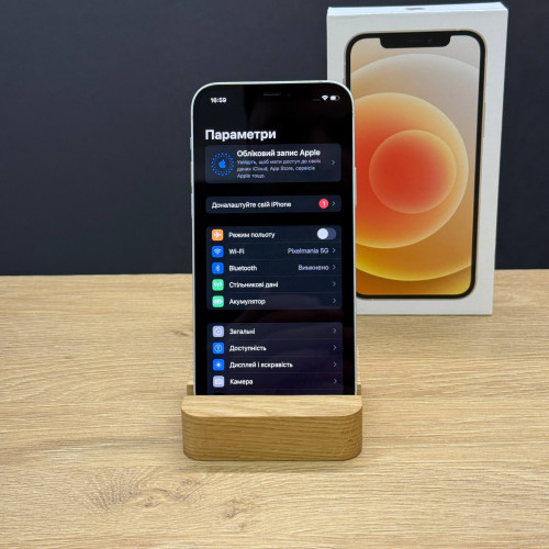 Вживаний смартфон Apple iPhone 12 128Gb White (Ідеальний+ стан)