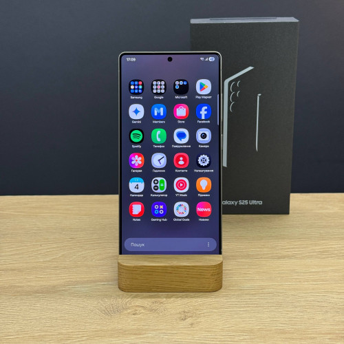 Вживаний смартфон Samsung Galaxy S25 Ultra 12/512Gb Titanium Black (Ідеальний+ стан)