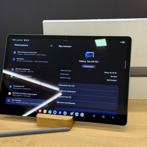 Вживаний планшет Samsung Galaxy Tab S9 FE Plus 8/128Gb Gray WiFi (Ідеальний+ стан)