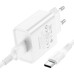 МЗП Borofone BA74A 10.5W 2.1A 1USB-A з кабелем Type-C White