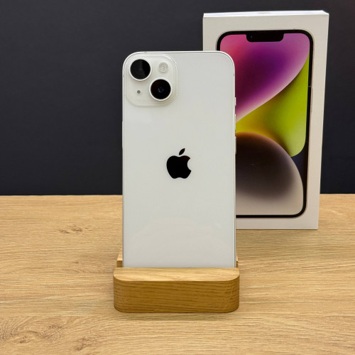 Вживаний смартфон Apple iPhone 14 128Gb Starlight (Ідеальний+ стан)