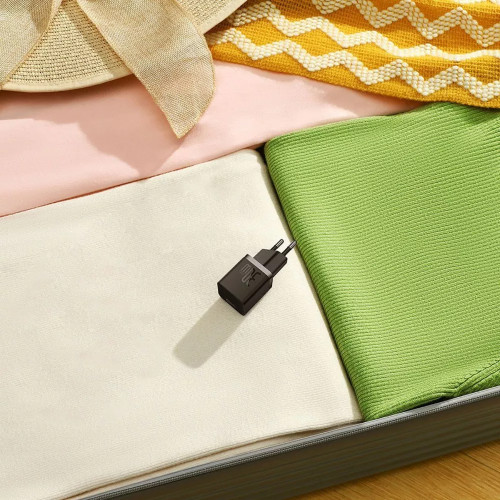 МЗП Baseus GaN5 Mini Fast Charger Type-C 30W (Кабель Type-C to Type-C) Black