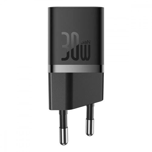 МЗП Baseus GaN5 Mini Fast Charger Type-C 30W (Кабель Type-C to Type-C) Black