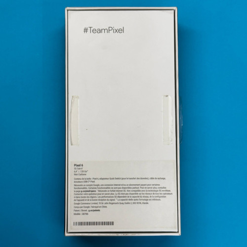 Коробка від смартфону Google Pixel 6 Charcoal