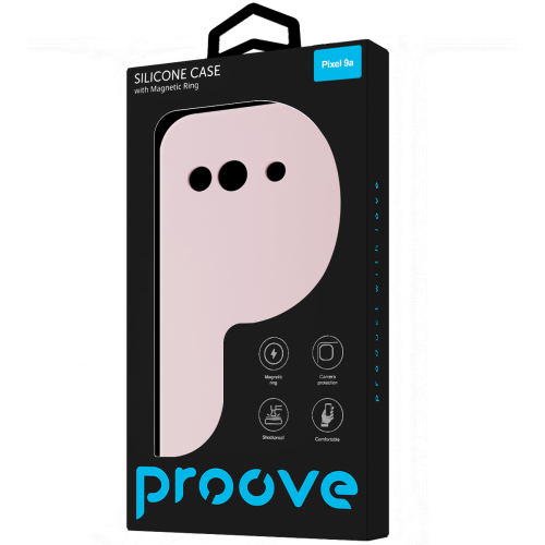 Чохол Proove Silicone Case with Magnetic Ring Google Pixel 9a Pink Sand