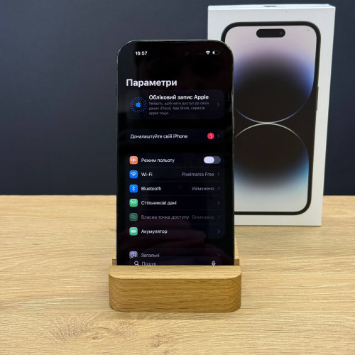 Вживаний смартфон Apple iPhone 14 Pro 128Gb Space Black (Хороший+ стан) (Уцінка)