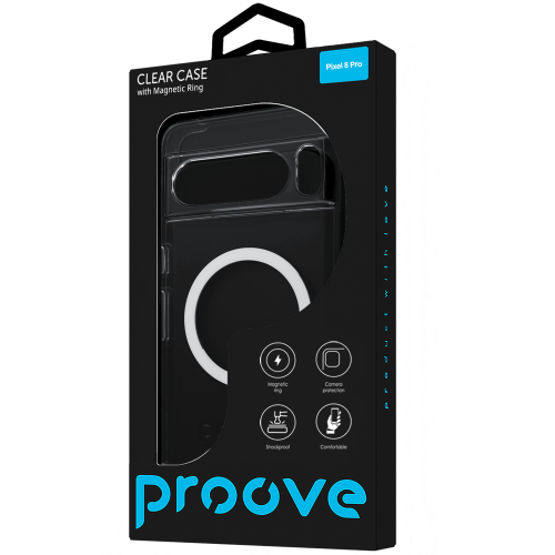 Чохол Proove Clear Case with Magnetic Ring для Google Pixel 8 Pro