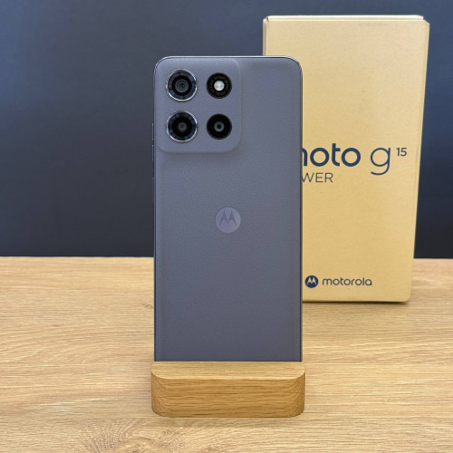 Вживаний смартфон Motorola Moto G15 Power 8/256Gb Grey (Ідеальний+ стан)