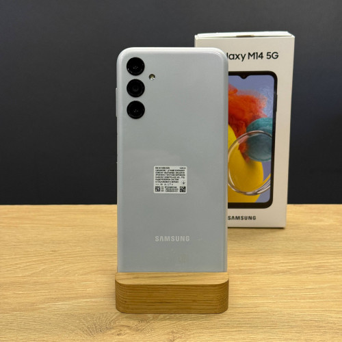 Вживаний смартфон Samsung Galaxy M14 4/128Gb Silver (Ідеальний+ стан)