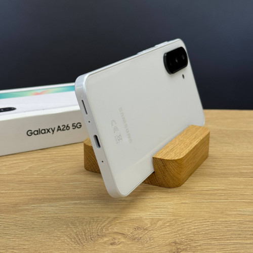 Вживаний смартфон Samsung Galaxy A26 5G 6/128 White (Ідеальний+ стан)