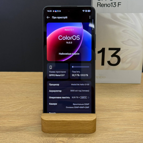 Вживаний смартфон OPPO Reno13 F 4G 8/512 Graphite Grey (Ідеальний+ стан)
