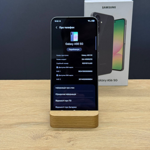 Вживаний смартфон Samsung Galaxy A56 5G 8/256Gb Graphite (Хороший+ стан)