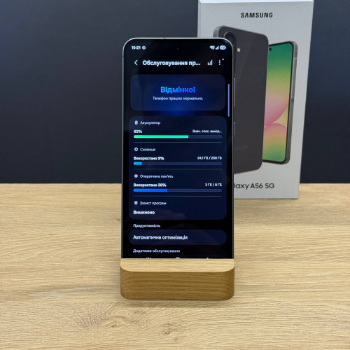Вживаний смартфон Samsung Galaxy A56 5G 8/256Gb Graphite (Хороший+ стан)