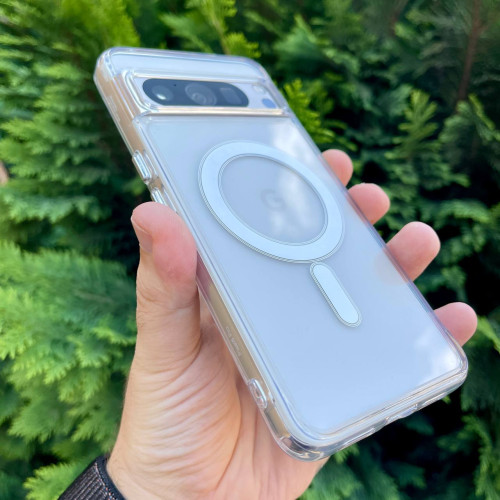 Чохол Wave Clear Case Magnetic Ring для Google Pixel 8 Pro Clear