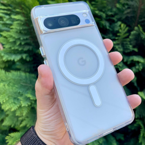 Чохол Wave Clear Case Magnetic Ring для Google Pixel 8 Pro Clear