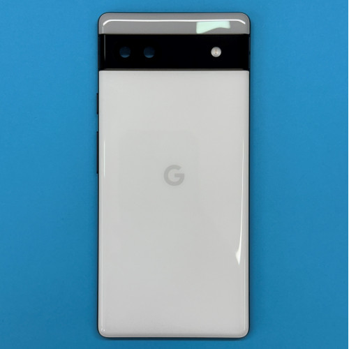 Корпус з мікрофоном +спалах +бокові кнопки + шлейф Google Pixel 6a Chalk (Новий)