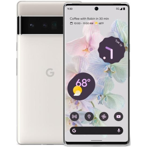 Вживаний смартфон Google Pixel 6 Pro 128Gb Cloudy White US Уцінка (Хороший стан)