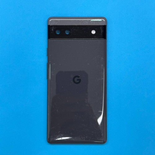 Корпус з мікрофоном +спалах +бокові кнопки + шлейф Google Pixel 6a Charcoal (C-сток)