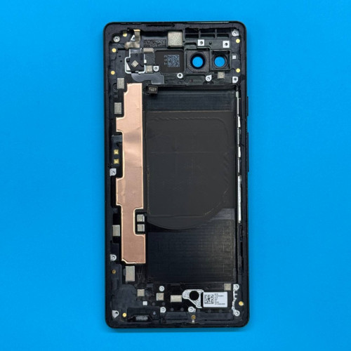 Корпус з мікрофоном +спалах +бокові кнопки + шлейф Google Pixel 6a Charcoal (C-сток)