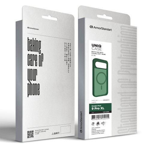 Чохол ArmorStandart Uniq MagSafe для Google Pixel 9 Pro XL Dark Green