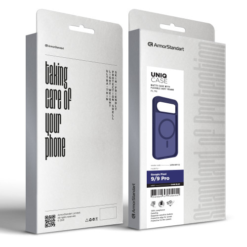 Чохол ArmorStandart Uniq MagSafe для Google Pixel 9 / 9 Pro Dark Blue