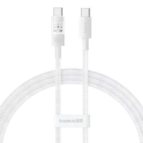 МЗП Baseus GaN5 Mini Fast Charger Type-C 20W (With Cable Type-C to Type-C 100W 1m) White