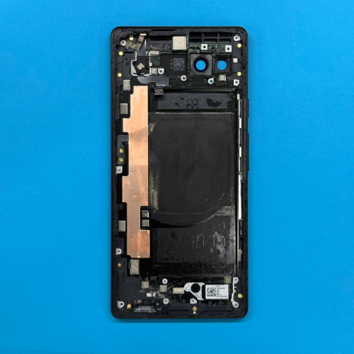 Корпус з мікрофоном +спалах +бокові кнопки + шлейф Google Pixel 6a Charcoal (B-сток)