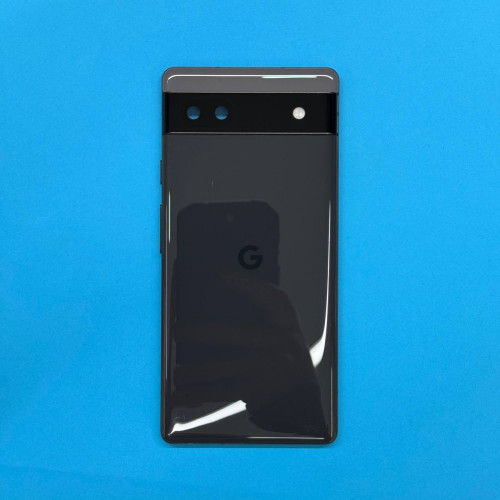 Корпус з мікрофоном +спалах +бокові кнопки + шлейф Google Pixel 6a Charcoal (B-сток)