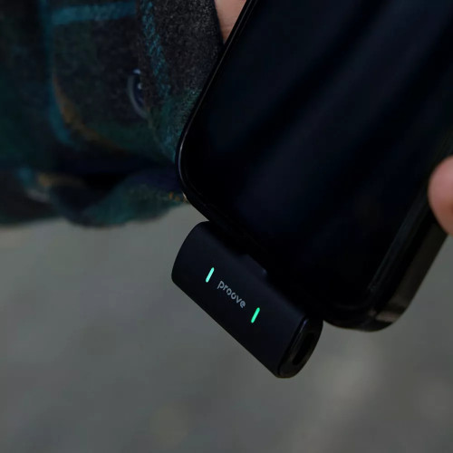 Бездротовий петличний мікрофон Proove Demo Type-C Black
