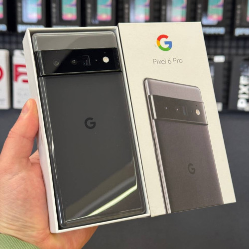 Вживаний смартфон Google Pixel 6 Pro 128Gb Stormy Black US Уцінка (Хороший+ стан)